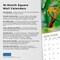 Hummingbirds | 2026 12 x 24 Inch (Hanging) Monthly Square Wall Calendar | Foil Stamped Cover